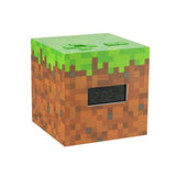 Minecraft Grass Block alarm clock with sunrise music - British product