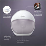 Elvie Curve manual silicone breast pump (British brand)