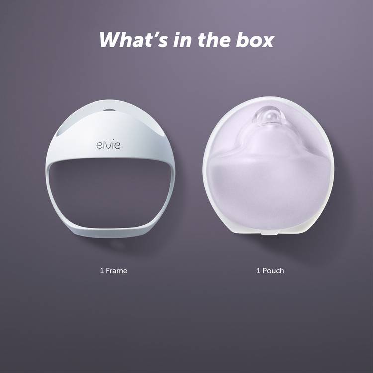Elvie Curve manual silicone breast pump (British brand)