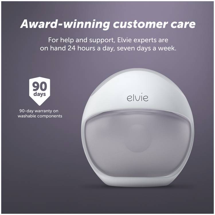 Elvie Curve manual silicone breast pump (British brand)