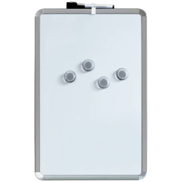 Cathedral magnetic whiteboard 28x43cm - British product