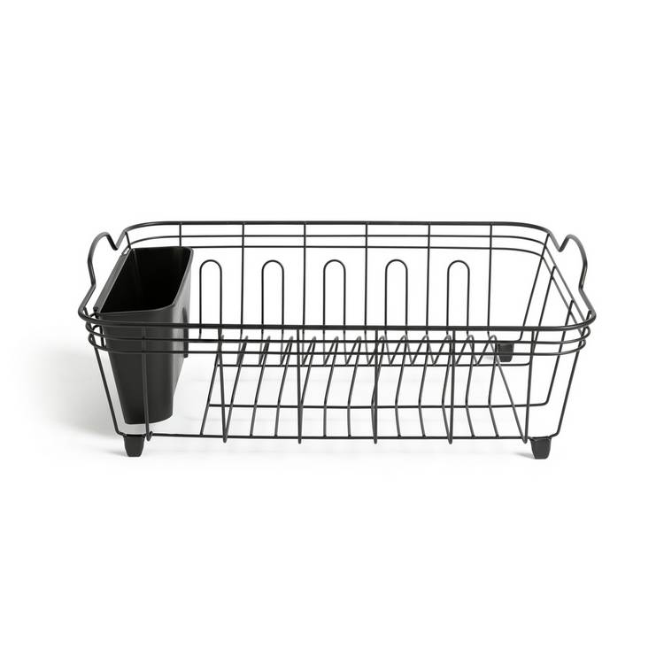Habitat large wire dish drainer black - British product
