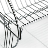 Argos Home 2-tier wire dish drainer silver (British brand)