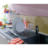 Argos dish drainer silver chrome effect kitchen rack (British brand)