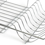 Argos dish drainer silver chrome effect kitchen rack (British brand)