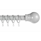 Argos Home grey extendable curtain pole 110-300cm - British product