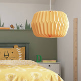 Habitat yellow paper lampshade 37cm, UK version
