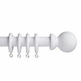 Argos Home white wooden curtain pole 180cm, imported from the UK