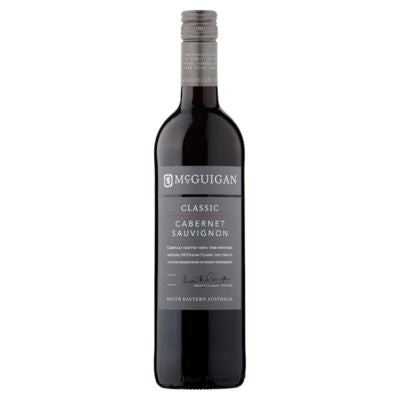 McGuigan Classic Cabernet Sauvignon red wine 75cl, imported from the UK