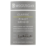 McGuigan Classic Pinot Grigio white wine 75cl, imported from the UK