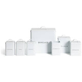 Habitat carbon steel storage set white 7 piece, UK version