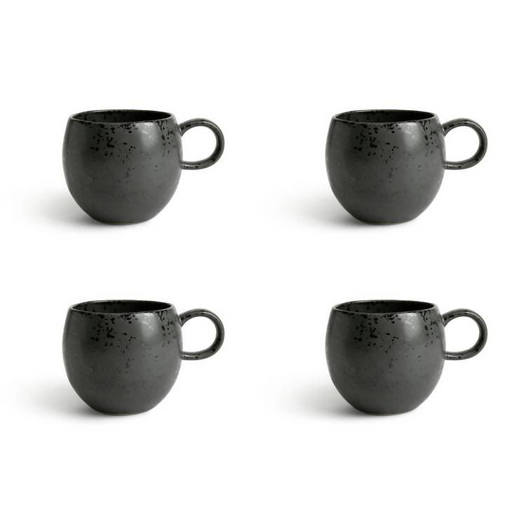 Habitat set of 4 stoneware mugs 400ml (British brand)
