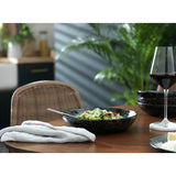 Habitat Preto black stoneware pasta bowls 4-piece - British product