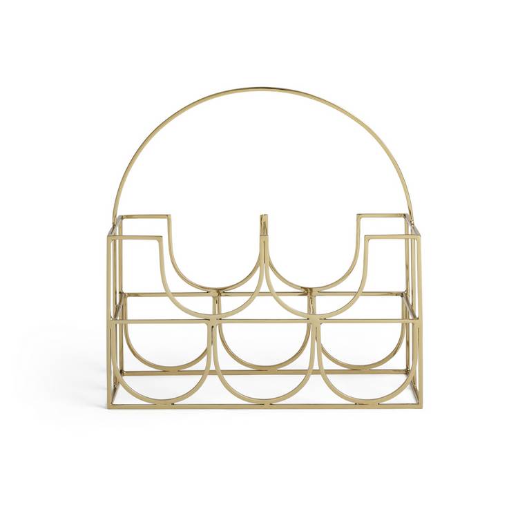 Habitat Japonica 5 bottle wine rack - British product