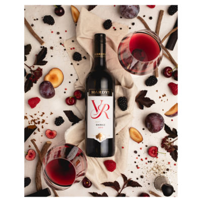 Hardys VR Shiraz red wine 75cl, UK version