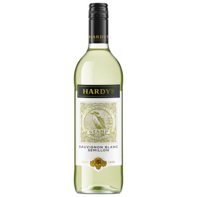 Hardys Stamp Sauvignon Blanc Semillon white wine 75cl, UK version