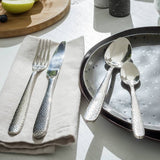 Argos Habitat Hammered 16 Piece Stainless Steel Cutlery Set- Buy online at McGrocer
