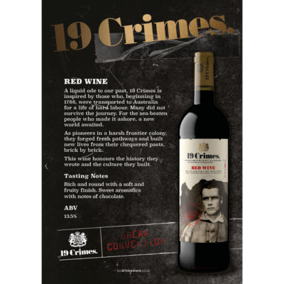 19 Crimes Red Wine