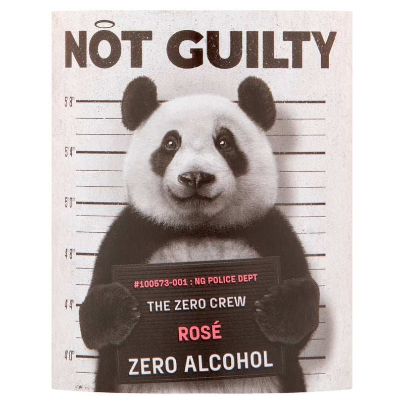 Not Guilty alcohol free rosé wine 75cl - British product