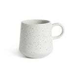 Habitat Addison set of 4 speckled stoneware mugs white (British brand)