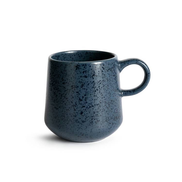 Habitat Addison blue stoneware mug set of 4, UK version
