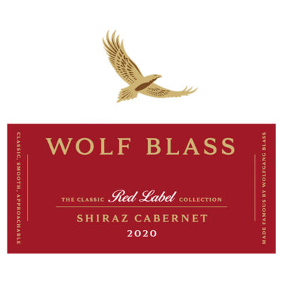 Wolf Blass red wine Shiraz Cabernet 750ml (British brand)
