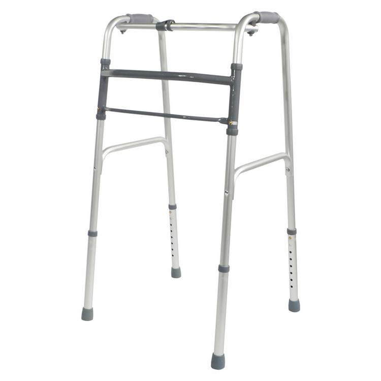 Aidapt aluminium folding walking frame adjustable height, imported from the UK
