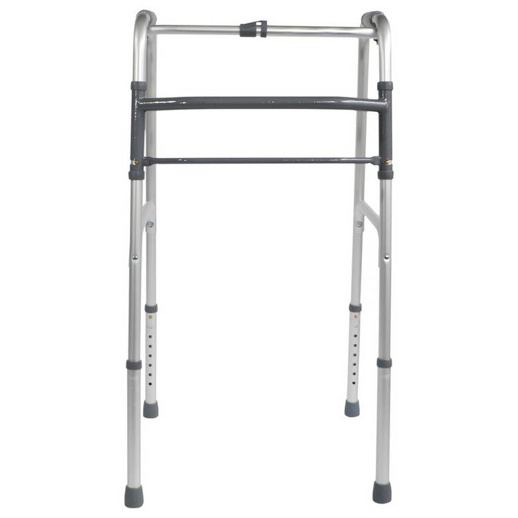 Aidapt aluminium folding walking frame adjustable height, imported from the UK