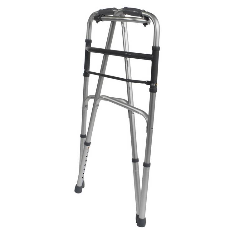 Aidapt aluminium folding walking frame adjustable height, imported from the UK