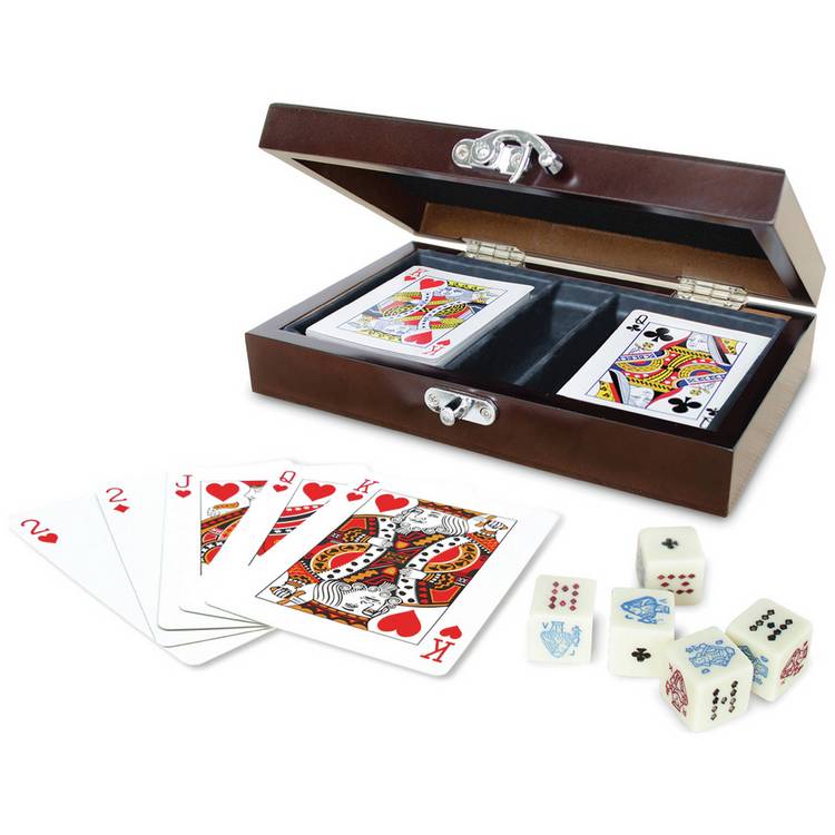 Craftsman wood veneer deluxe card set 22x14cm (British brand)