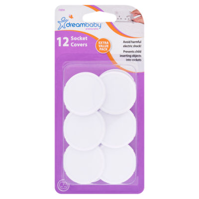 Dreambaby 12 Socket Covers Child Safety - British product