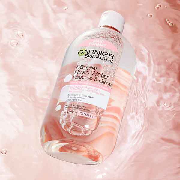 Garnier Micellar Rose Cleansing Duo with Eco Pads, UK version