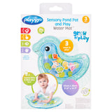 Playgro Sensory Pond Pat and Play Water Mat 55cm x 38cm, imported from the UK