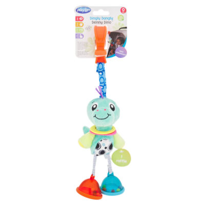 Playgro Dingly Dangly Denny Dino 0m+ soft toy - British product