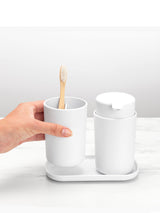 Next Brabantia White Bathroom Organiser Set of 3- Buy online at McGrocer