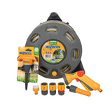 Hozelock compact garden hose reel 20m with accessories (British brand)