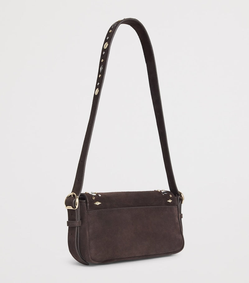 Sandro Paris suede shoulder bag medium (British brand)