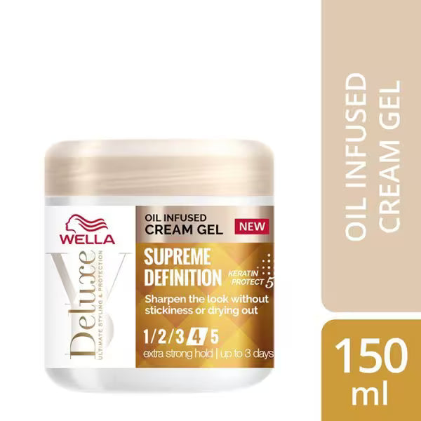 Wella Deluxe Supreme Definition Cream Gel 150ml (British brand)