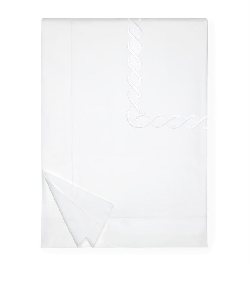 Egyptian Cotton King Duvet Cover with Braid Embroidery, 230cm x 220cm