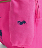 Ralph Lauren canvas kids backpack with Polo Pony embroidery (British brand)