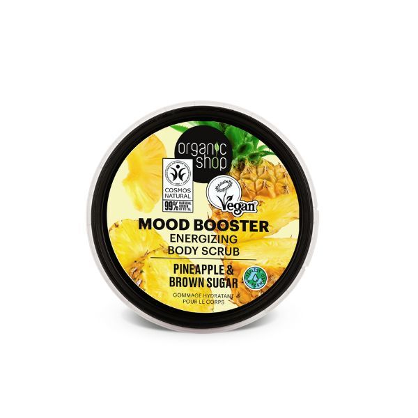 Organic Shop Pineapple Body Scrub 250ml, imported from the UK