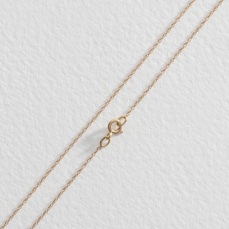 Revere 9ct gold Prince of Wales necklace chain 18 inches - British product