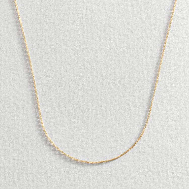 Revere 9ct gold Prince of Wales necklace chain 18 inches - British product