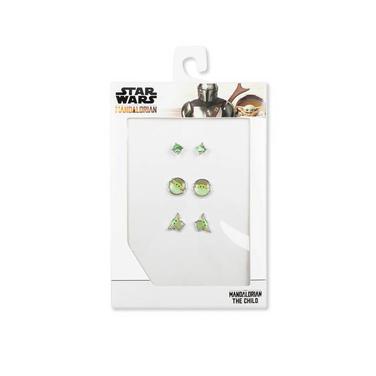 Disney Baby Yoda earring set 3 pairs, UK version