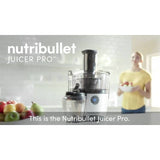 nutribullet Juicer Pro 1000W Silver, UK version