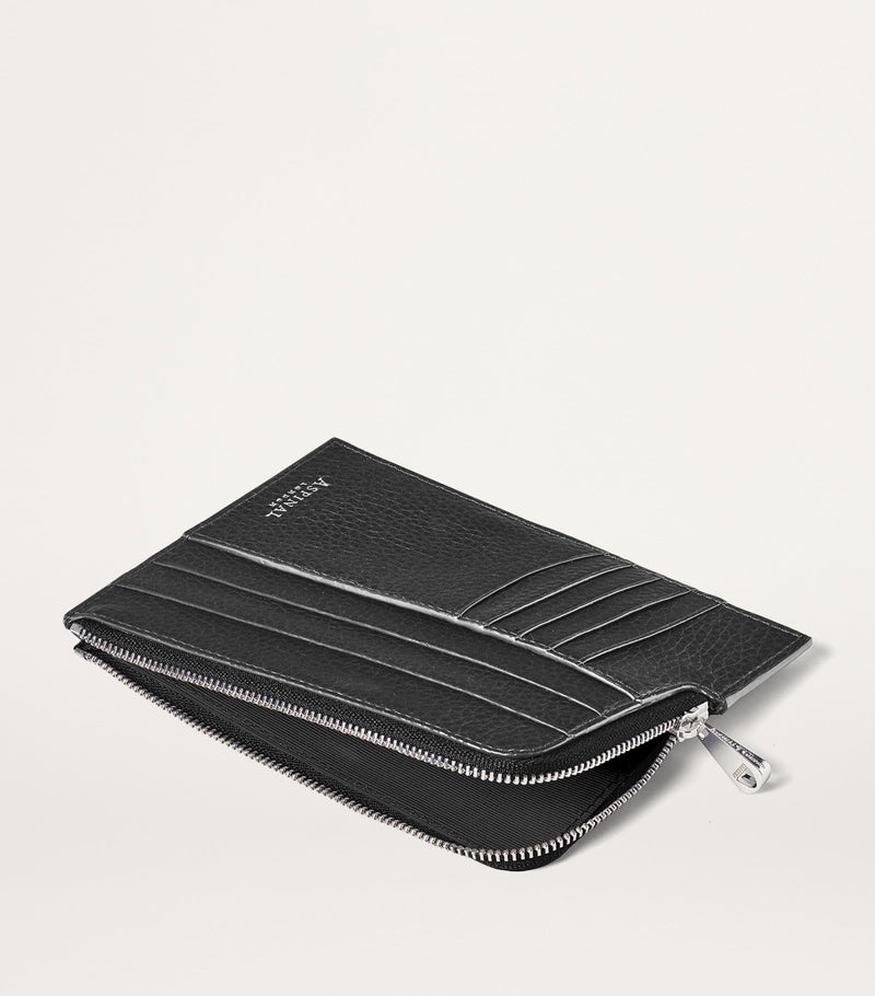 Aspinal of London leather zipped travel wallet - British product