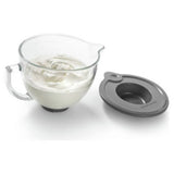 KitchenAid glass mixing bowl 4.7L with lid, imported from the UK