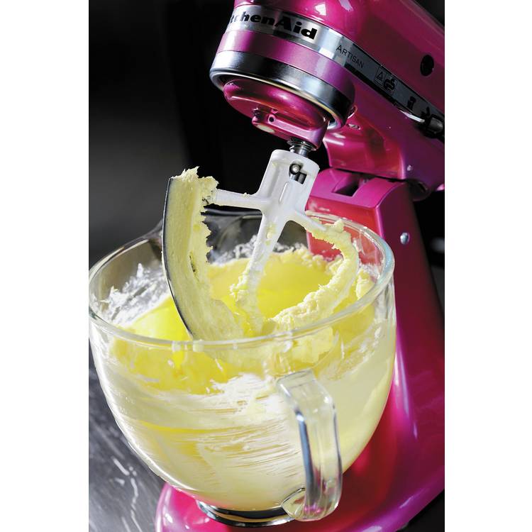 KitchenAid glass mixing bowl 4.7L with lid, imported from the UK