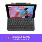 Logitech Slim Folio iPad keyboard case 7th gen - British product