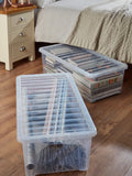 Wham Aufbewahrungsboxen Set mit 2 Stück 62L (britische Marke)
